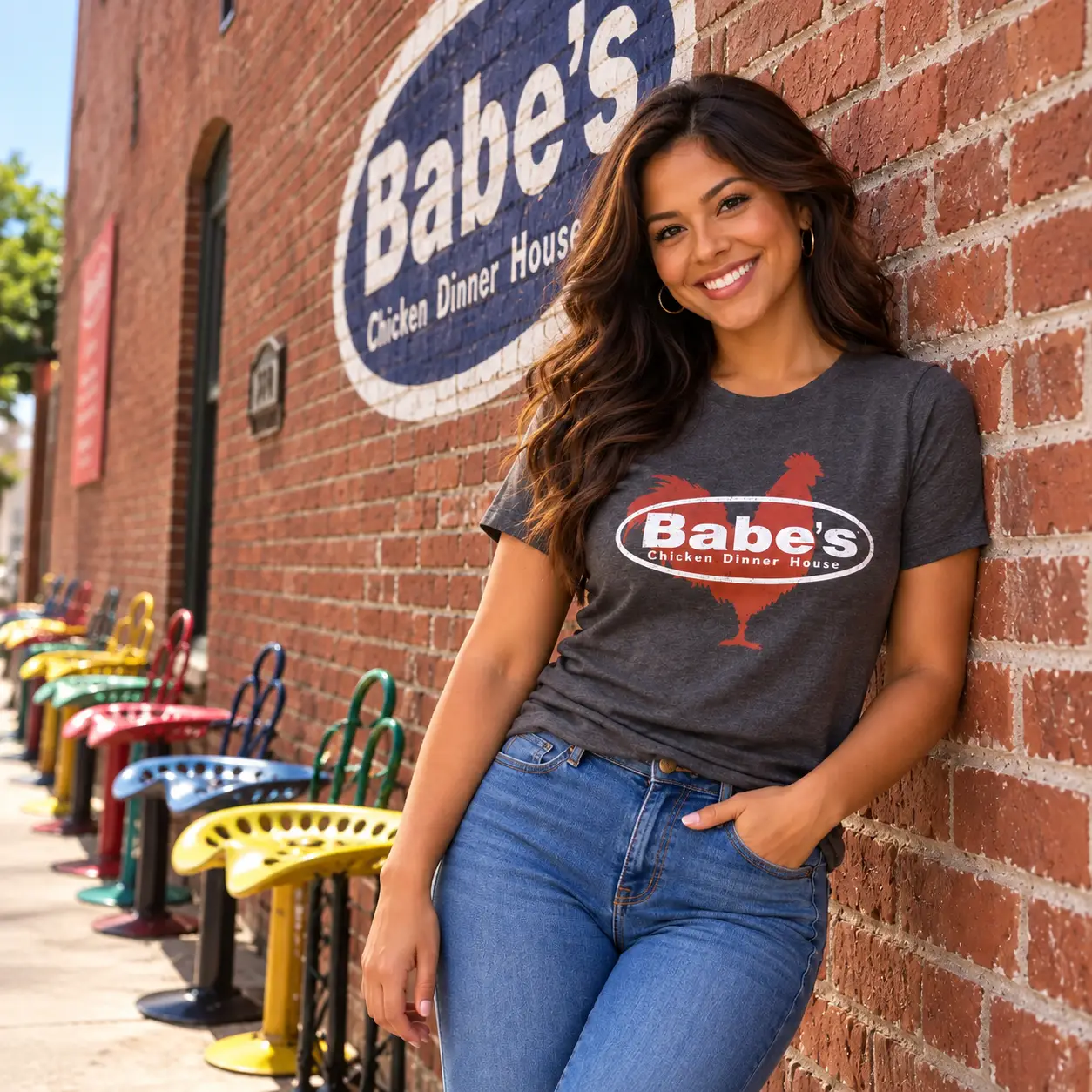 Babes Chicken Classic Logo Tee 1