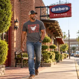 Babes Chicken Dinner House Tee 1