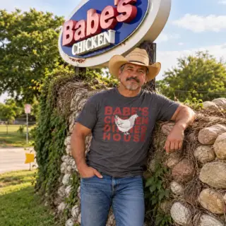 Babes Chicken Dinner House Tee 2