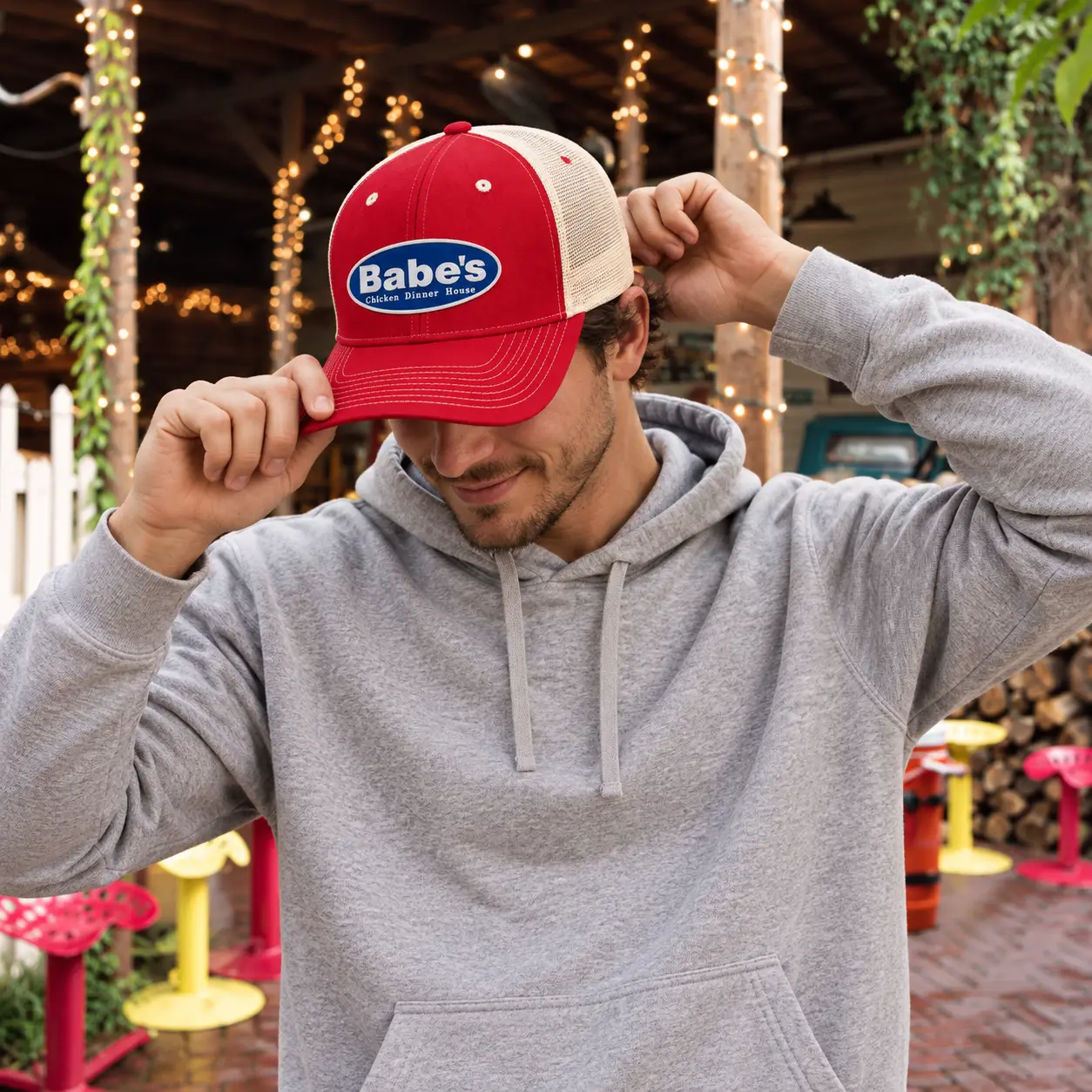 Babes Hat Red White 1
